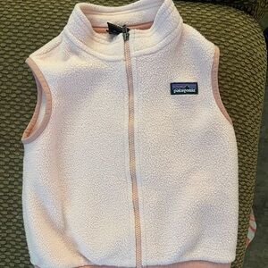 Patagonia Light Pink Fleece Vest